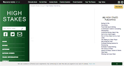 Desktop Screenshot of highstakespublishing.co.uk